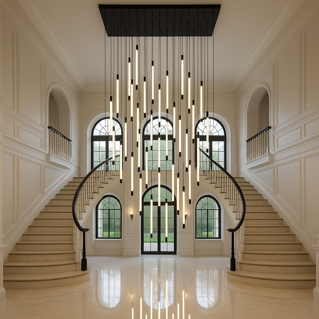 Illuminazione per ville di lusso